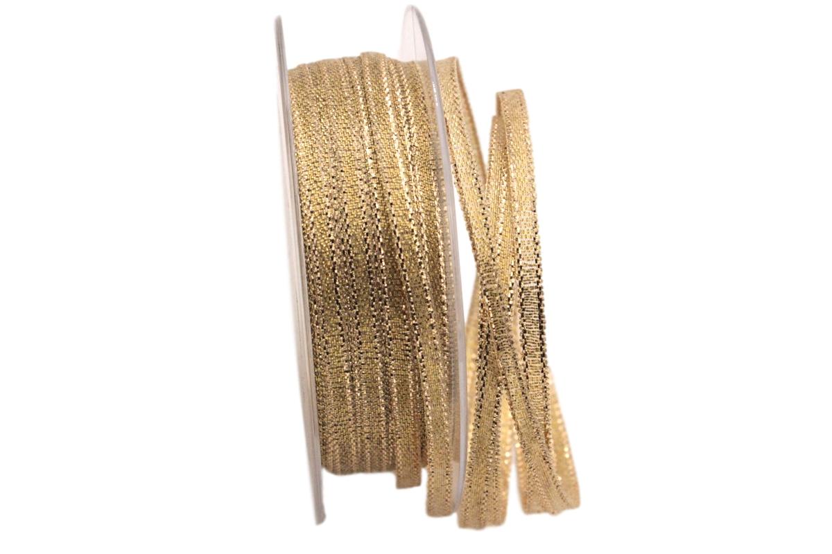 Goldbändchen 6mm ohne Draht
