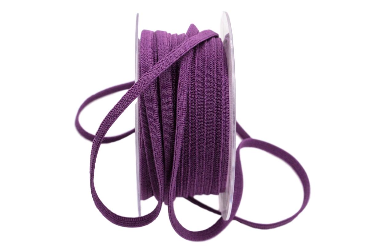 Gummiband 5mm waschbar 20m lang lila