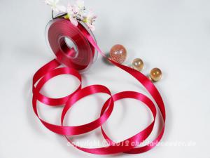 Geschenkband Dekoband Schleifenband Satinband Pink ohne Draht 15mm
