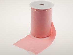 Tischband unifarben 130 mm ohne Draht rosa
