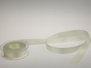 Uniband Ripsband Creme ohne Draht 25mm