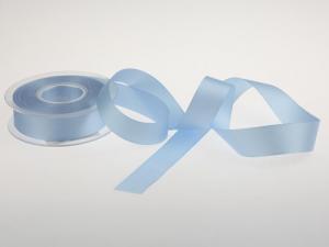 Uniband Ripsband Hellblau ohne Draht 25mm