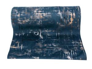 Geschenkband Dekoband Schleifenband Tischläufer Samt Oro Velluto blau 200mm ohne Draht