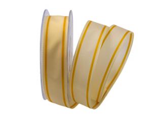 Geschenkband Dekoband Schleifenband Dekoband Giallo gelb 25mm ohne Draht