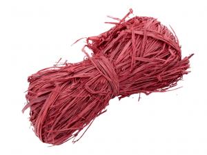 Bast Dunkelrot / Bordeaux ohne Draht