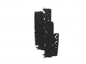 Dekoband Spitze 25mm schwarz ohne Draht Dekoband Spitze 25mm schwarz ohne Draht