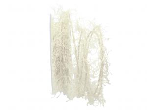 Fransenkordel 2-3mm wollweiß ohne Draht