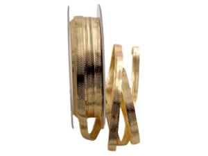 Goldband Perfektion ohne Draht 7mm - Geschenkband günstig online kaufen!