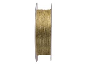 Geschenkband Dekoband Schleifenband Goldschnur Codonette 0,5mm gold ohne Draht