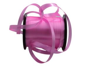 Geschenkband Dekoband Schleifenband Polyband Rosa ohne Draht 5mm