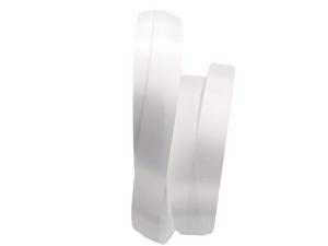 Geschenkband Dekoband Schleifenband Polyband Weiß ohne Draht 19mm