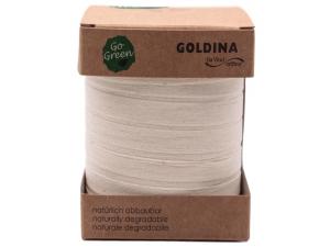 Ringelband 100% Baumwolle creme / gebleicht 10mm im Bänder Großhandel günstig kaufen!