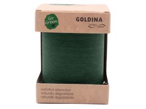 Geschenkband Dekoband Schleifenband Ringelband 100% Baumwolle dunkelgrün 5mm