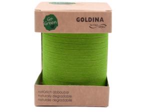 Geschenkband Dekoband Schleifenband Ringelband 100% Baumwolle hellgrün 5mm