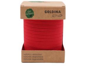 Geschenkband Dekoband Schleifenband Ringelband 100% Baumwolle rot 5mm