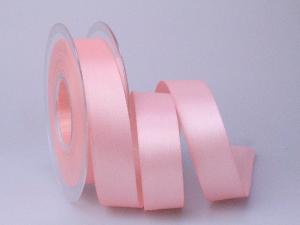 Satinband 25mm rosa ohne Draht