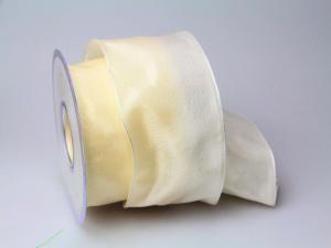 Uniband Creme mit Draht 70mm
