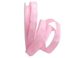 Geschenkband Dekoband Schleifenband Uniband rosa 15mm mit Draht