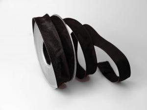Uniband Schwarz mit Draht 25mm