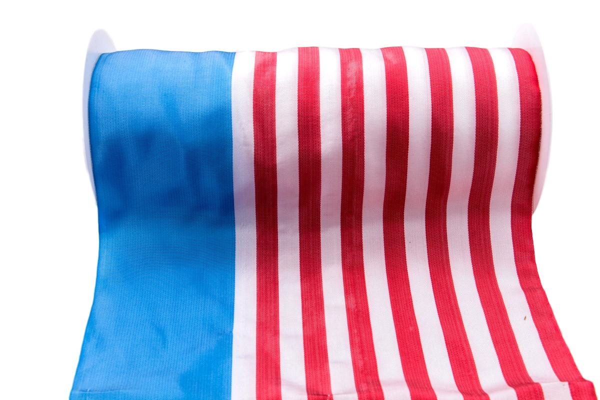 Nationalband USA 240mm rot / blau / weiß ohne Draht