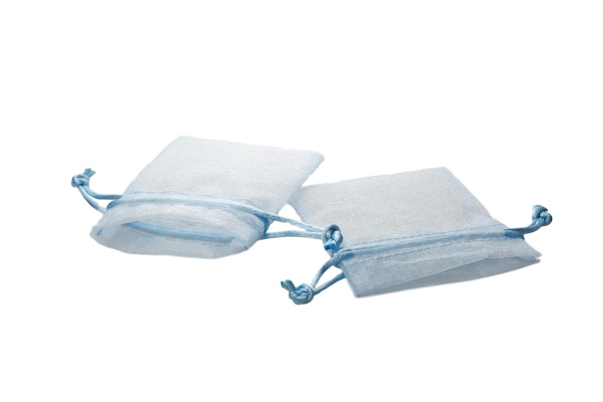 Organzasäckchen 10x15cm Hellblau 10 Stück