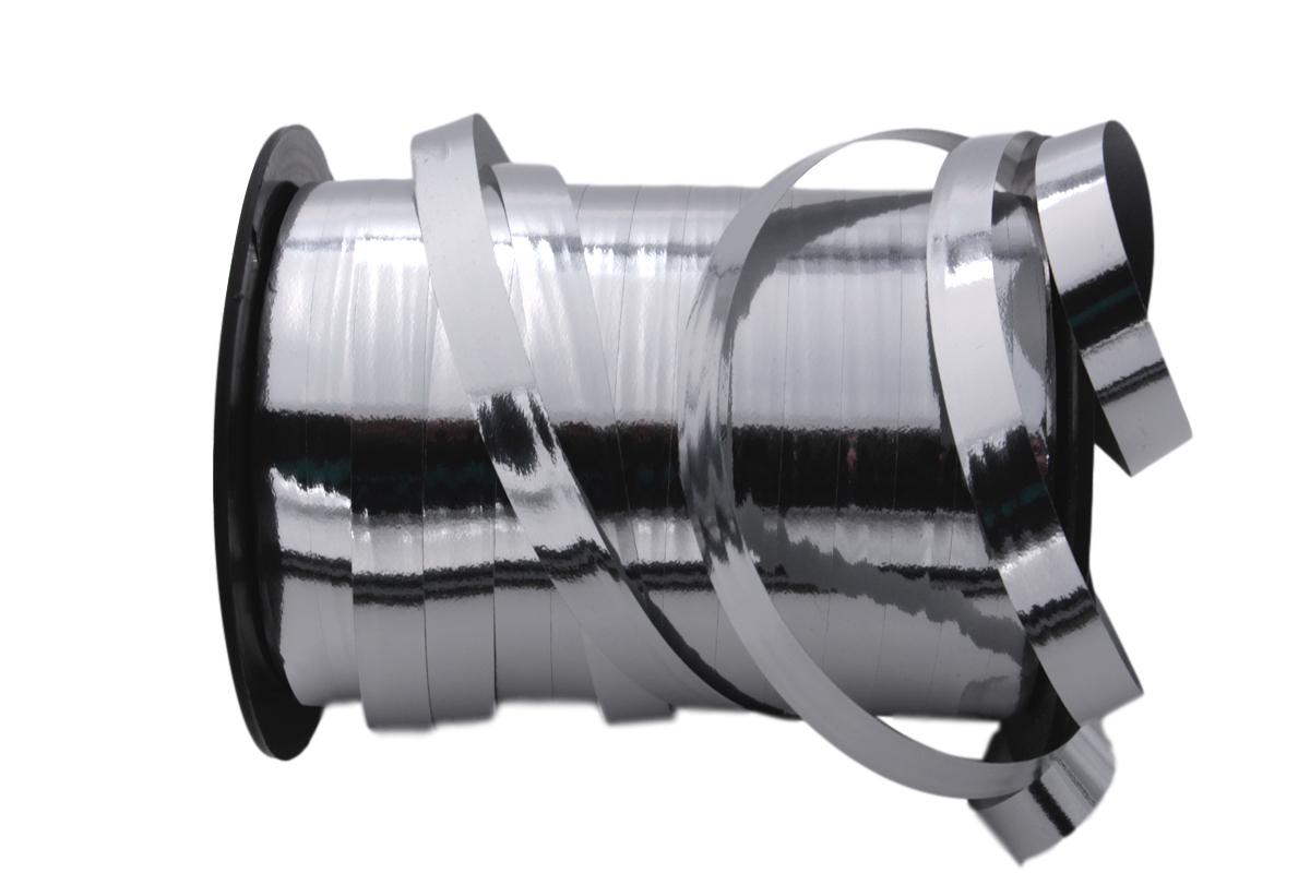 Polyband Silber ohne Draht 10mm