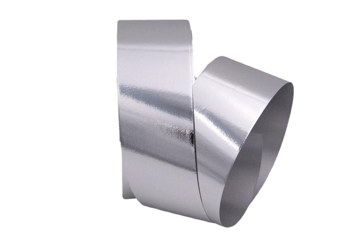 Polyband Silber ohne Draht 49mm