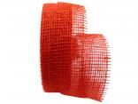 Dekoband Jute 50mm orange ohne Draht