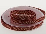 Weihnachtsband Gloria ohne Draht 10 mm bordeaux Weihnachtsband Gloria ohne Draht 10 mm bordeaux