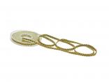 Bortenband Geflecht braun 8mm ohne Draht Bortenband Geflecht braun 8mm ohne Draht