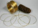 Schnur Elastikschnur Gold ohne Draht 1-2mm Schnur Elastikschnur Gold ohne Draht 1-2mm