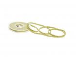 Bortenband Geflecht creme 8mm ohne Draht Bortenband Geflecht creme 8mm ohne Draht