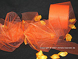 Tüllband Orange ohne Draht 70mm Tüllband Orange ohne Draht 70mm