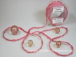 Zierkordel Rosa ohne Draht 4mm Zierkordel Rosa ohne Draht 4mm