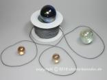 Kordel Silbergrau ohne Draht 2mm Kordel Silbergrau ohne Draht 2mm