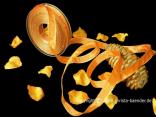 Uniband Goldkante Moskau Melone mit Draht 15mm Uniband Goldkante Moskau Melone mit Draht 15mm