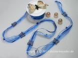Blumengirlande Country Butterfly Blau ohne Draht ca. 20mm Blumengirlande Country Butterfly Blau ohne Draht ca. 20mm