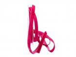 Samtbändchen 9mm pink ohne Draht Samtbändchen 9mm pink ohne Draht