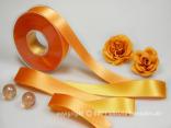Satinband Padenghe Lachs Gelb ohne Draht 25mm Satinband Padenghe Lachs Gelb ohne Draht 25mm