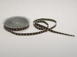 Blumenband Folklore Braun ohne Draht 13 mm Blumenband Folklore Braun ohne Draht 13 mm