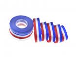 Uni Nationalband Frankreich Blau ohne Draht 25mm Uni Nationalband Frankreich Blau ohne Draht 25mm
