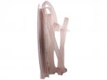 Organzaband Luminoso toffee 6mm ohne Draht Organzaband Luminoso toffee 6mm ohne Draht