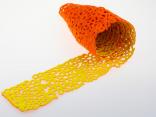 Filz Tischband gelb / orange, 2m x 80mm Filz Tischband gelb / orange, 2m x 80mm