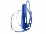 Organzaband Luminoso blau 6mm ohne Draht Organzaband Luminoso blau 6mm ohne Draht