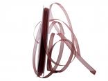 Organzaband Luminoso braun 6mm ohne Draht Organzaband Luminoso braun 6mm ohne Draht