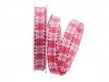Karoband Primavera 15mm rot mit Angelschnur Karoband Primavera 15mm rot mit Angelschnur