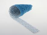 Filz Tischband blau / weiss , 2mx 4cm Filz Tischband blau / weiss , 2mx 4cm