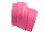 Dekoband Ombra pink 40mm mit Draht
