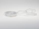 Organzastreifen weiß 15mm mit Draht Organzastreifen weiß 15mm mit Draht