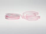 Organzastreifen rosa 15mm mit Draht Organzastreifen rosa 15mm mit Draht